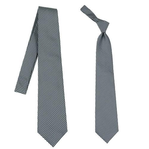 サンプル品 五大陸 ネクタイ gotairiku メンズ ブランド 日本製 ハンドメイド 幾何学柄 シルク グレー 130325 送料無料 | gotairiku | 01