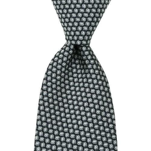 サンプル品 五大陸 ネクタイ gotairiku メンズ ブランド 日本製 ハンドメイド 幾何学柄 シルク グレー 130325 送料無料 | gotairiku | 03