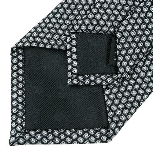 サンプル品 五大陸 ネクタイ gotairiku メンズ ブランド 日本製 ハンドメイド 幾何学柄 シルク グレー 130325 送料無料 | gotairiku | 06