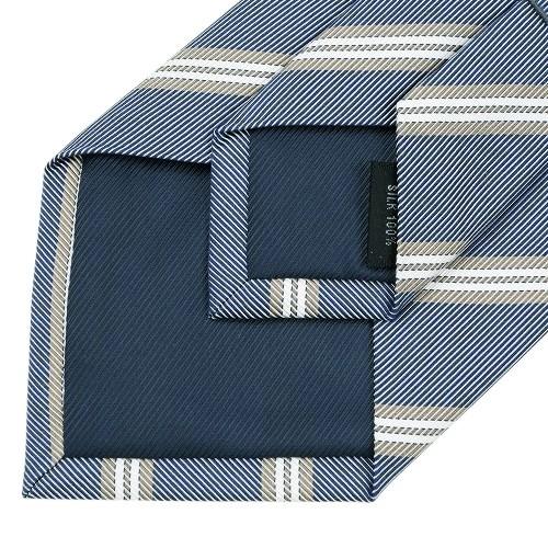 サンプル品 五大陸 ネクタイ gotairiku メンズ ブランド 日本製 FermoFossati レジメンタル シルク 青 130325 送料無料 | gotairiku | 06