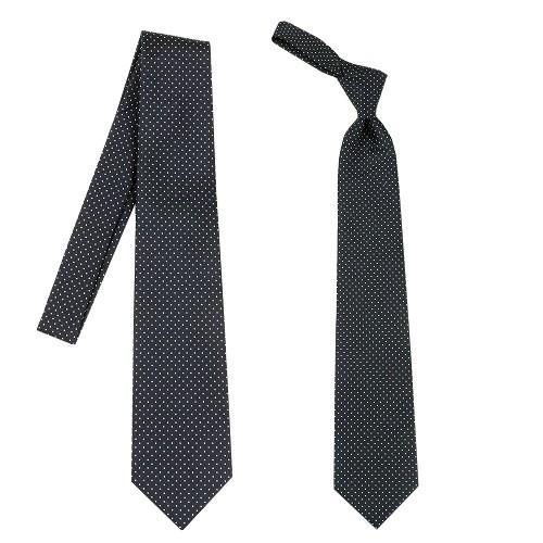 五大陸 ネクタイ gotairiku 40%OFF メンズ ブランド ギフト プレゼント 日本製 京都西陣 ピンドット シルク 黒 130325 送料無料 | gotairiku | 01