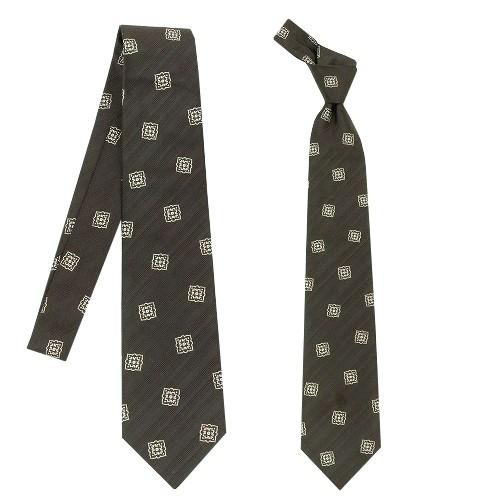 五大陸 ネクタイ gotairiku 50%OFF メンズ ブランド 日本製 ハンドメイド 京都西陣 小紋柄 シルク 暗茶 130325 送料無料 | gotairiku | 01