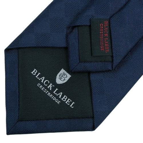 未使用品 ブラックレーベルクレストブリッジ チェック ネクタイ シルク ネイビー BLACK LABEL CRESTBRIDGE（ブラックレーベル クレストブリッジ