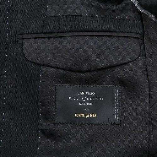 SALE80%OFF COMME CA MEN コムサメン CERRUTI ストレッチギャバ 撥水加工 テーラードジャケット 黒 22/10/2 061022 送料無料｜fflower11｜05