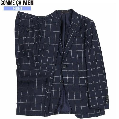 SALE65%OFF COMME CA MEN コムサメン ウィンドウペーン セットアップ 