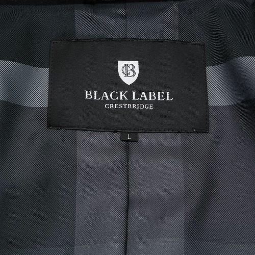 ブラックレーベル クレストブリッジ スタンドカラーコート BLACK LABEL CRESTBRIDGE 27%OFF メンズ ブランド ウール ビーバー 黒 2711BE 送料無料の画像