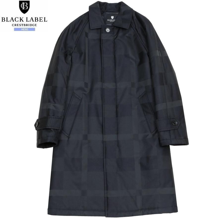 【美品】ブラックレーベル クレストブリッジ ステンカラー コート チェック BLACK LABEL CRESTBRIDGE（ブラックレーベル クレストブリッジ