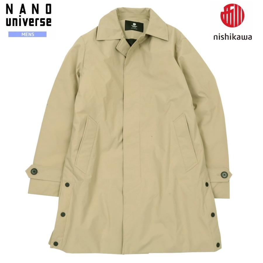 極美品　ナノユニバース×西川ダウン ステンカラーコート ダウンコート Mサイズ NANO universe（ナノ・ユニバース） ダウンコート NANO universe 40