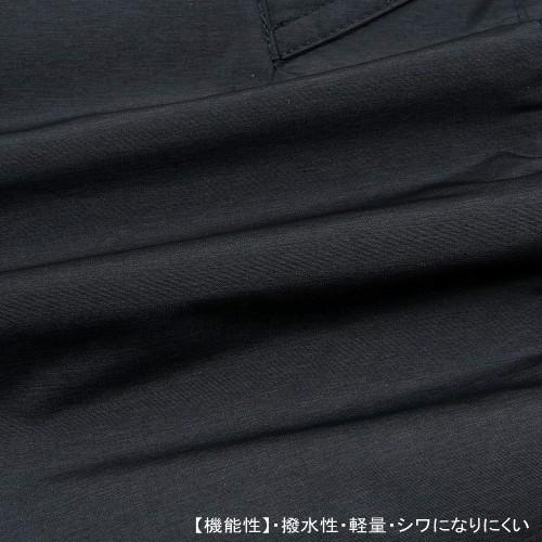 五大陸 ステンカラーコート gotairiku 35%OFF メンズ ブランド 春秋 撥水 軽量 メランジシャンブレー 黒 2304BF 送料無料の画像