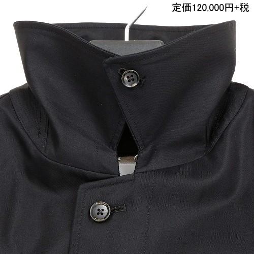 サンヨーコート シングルトレンチコート SANYOCOAT 8%OFF メンズ ブランド 日本製 ウールライナー付き 黒 0105BF 送料無料の画像