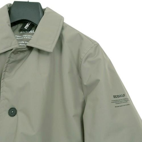 サンプル品  ECOALF エコアルフ HAMPSHIRALF LONG JACKET ロングコート カーキ 22/1/5 280122 送料無料｜fflower11｜04