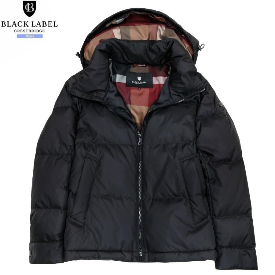 BLACK LABEL CRESTBRIDGE フード付きダウンジャケット L BLACK LABEL