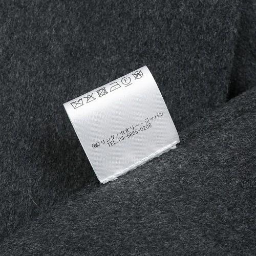 セオリー　Theory　ウールコート　羊毛　カシミヤ　比翼　ネイビー　ロング 美品】Theory セオリー ダブルフェイス カシミヤ ウール チェスター