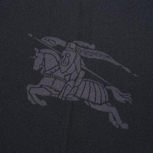 美品 BURBERRY レア物 騎士 ナイト ロゴ ブラック 男女兼用 雨傘 黒 極美品✨️BURBERRY バーバリー 傘 黒 ノバチェック ユニ