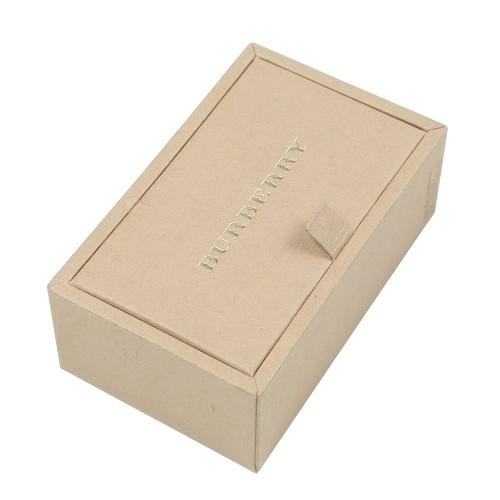 難あり未使用品 バーバリー メンズ ブランド カフスボタン BURBERRY VINTAGE-CHECK-STRIPE ベージュ 180424 送料無料