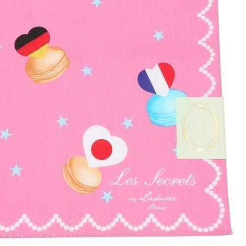 1点限り Les Secrets LADUREE ラデュレ ミニポーチ 紺 / ハンカチ ２枚セット ピンク 22/12/3 151222 送料無料｜fflower11｜06