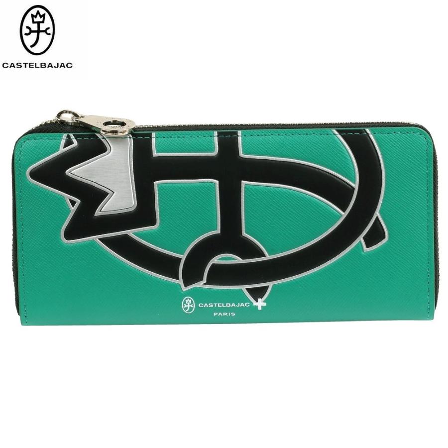 CASTELBAJAC グリーン 長財布 CASTELBAJAC（カステルバジャック） 財布 長財布 ラウンドファスナー