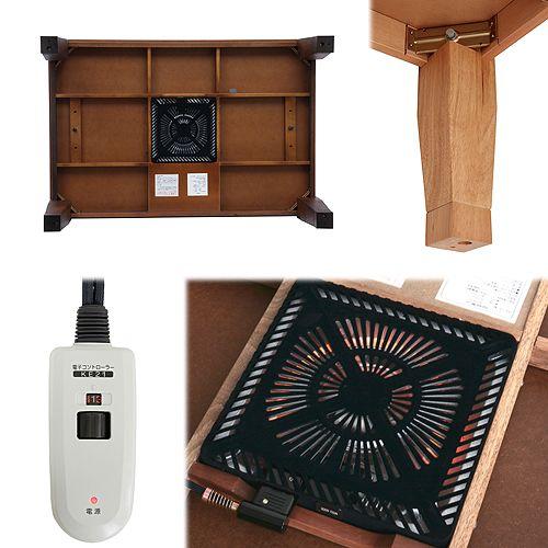 こたつ テーブル 長方形 日本製 モダンリビングこたつ ディレット 120×80cm | ブランド登録なし | 06