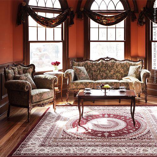 イタリア製 金華山 ソファセット 3人掛け+1人掛け×2