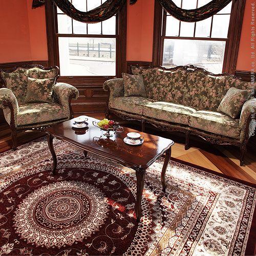 センターテーブル 天板傷あり イタリアヴェローナ クラシック 猫脚