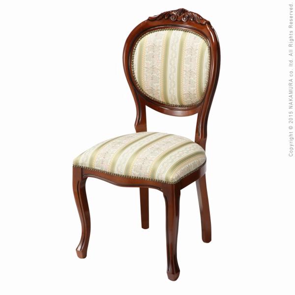 イタリア 家具 ヴェローナクラシック ダイニング5点セット:テーブル幅135cm+チェア-ミックスグリーン4脚 猫脚 輸入家具 アンティーク風 イタリア製 在宅の画像
