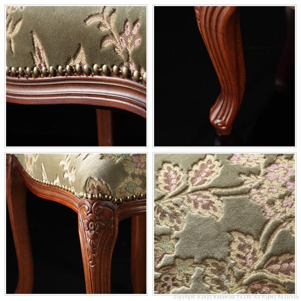 イタリア 家具 ヴェローナクラシック フットスツール-金華山 猫脚 輸入