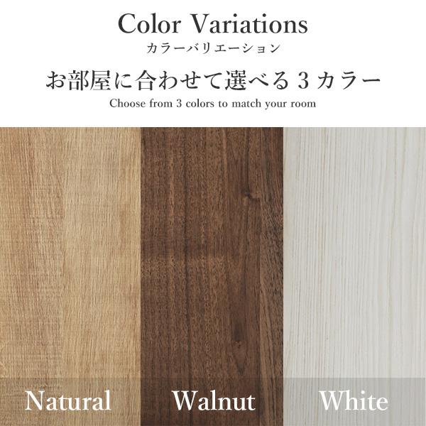 キャビネット リビングキャビネット 幅120cm 国産 日本製 セミ完成品 収納 引き出し リビングボード ウォールナット オーク ホワイト 扉付き キャビネットFV | ブランド登録なし | 16