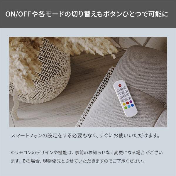 壁寄せテレビスタンド シンクロビジュアルライト Mサイズ LED間接照明