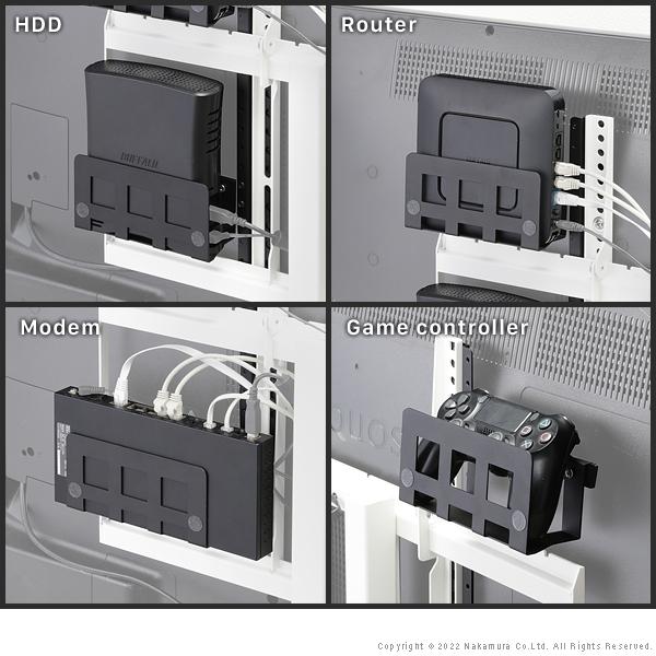 WALL テレビスタンド V2 V3 V4 V5 S1 PRO A2ラージタイプ対応 マルチデバイスホルダー (ラック4点+取付金具) EQUALS｜ffws｜10