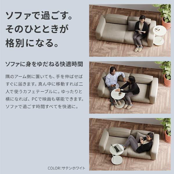 SEVENSTAND キャスター付き セブンサイドテーブル WALL A2 移動式 自立型 コーナー TVスタンドオプション おしゃれ キャスター 黒 白 WALL7 ウォール | EQUALS | 09