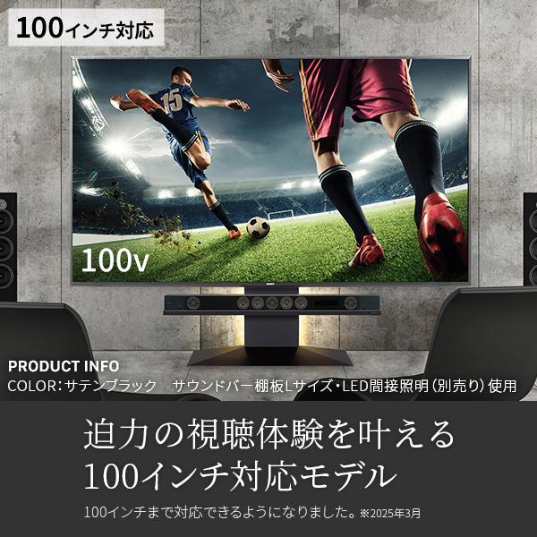 EQUALS テレビ台 大型 WALL 壁寄せ テレビスタンド V4 フロア EQUALS テレビ台 大型 WALL 壁寄せ テレビスタンド V4 フロア