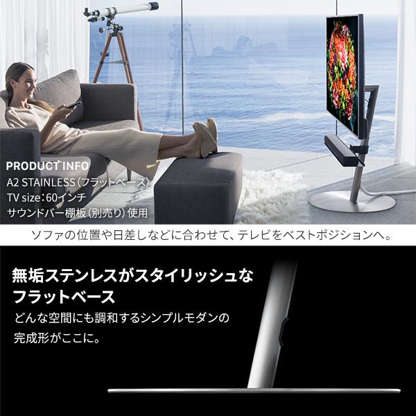 EQUALS（イコールズ） テレビ台 WALL テレビスタンド A2 STAINLESS