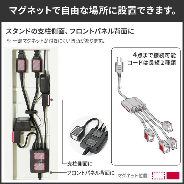 wall EQUALS テレビスタンド　付属品セット EQUALS（イコールズ） WALL テレビスタンド オプション Vシリーズ/A2