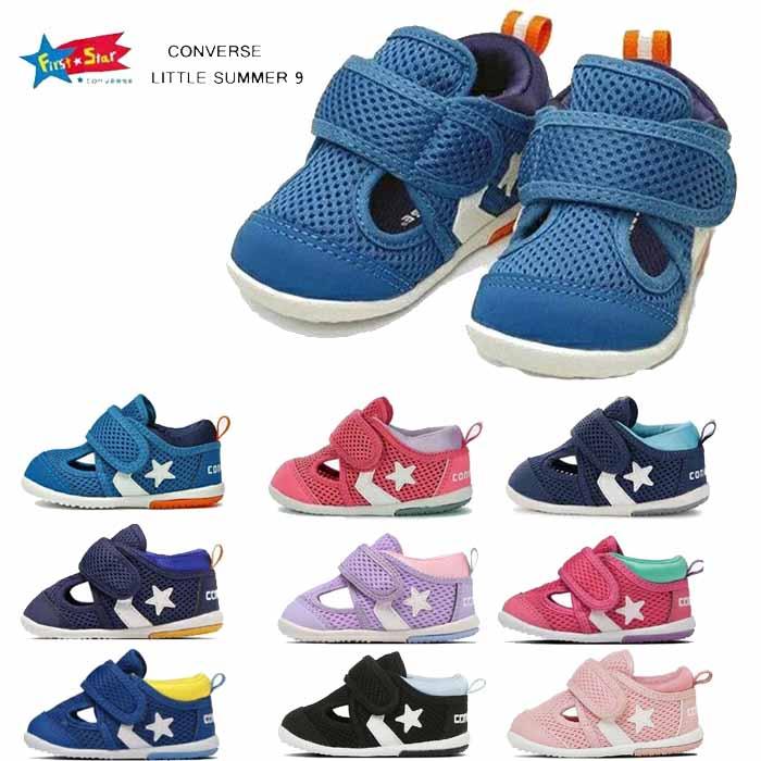 コンバース ファーストシューズ リトルサマー9 CONVERSE LITTLE SUMMER 9 ベビーサンダル マジックベルト 軽量 子供靴 :  cons-littlesummerr9 : 発靴屋 - 通販 - Yahoo!ショッピング