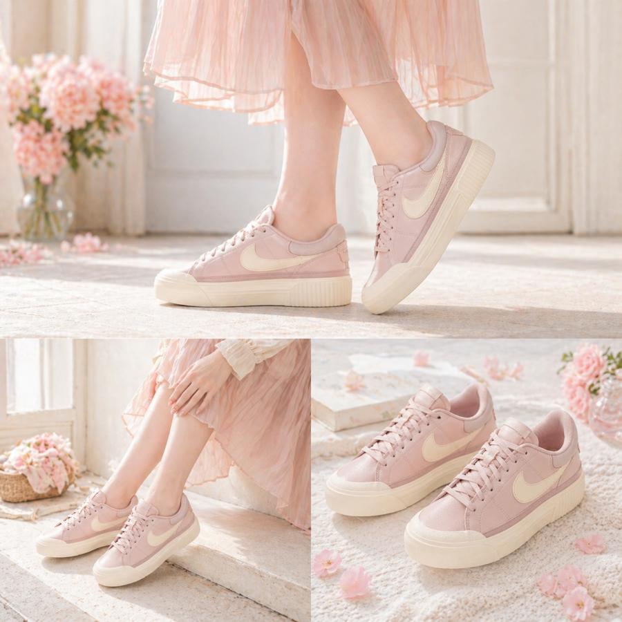 NIKE（ナイキ） レディース コート レガシー リフト ピンク NIKE COURT