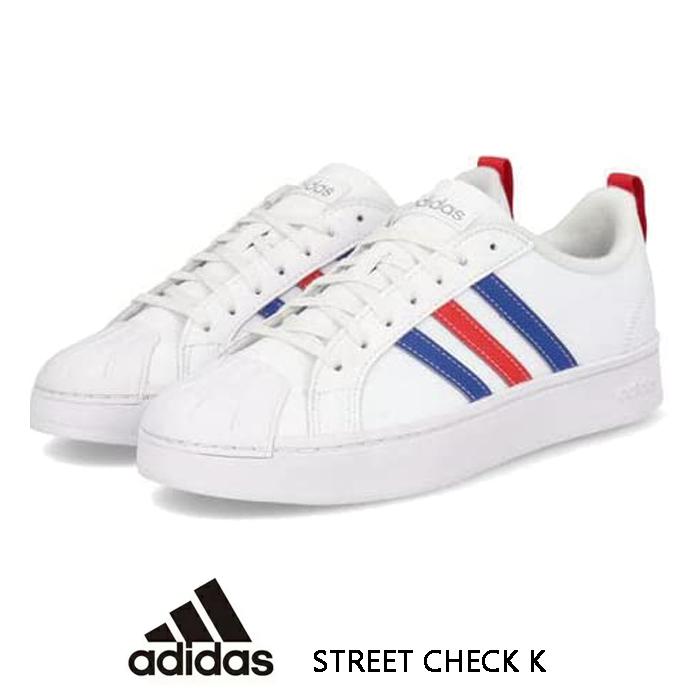 アディダス スニーカー レディース ストリートチェック K ホワイト adidas STREETCHECK K GZ1948-GY8307 ローカット  靴 キッズ ジュニア｜fg-store｜03