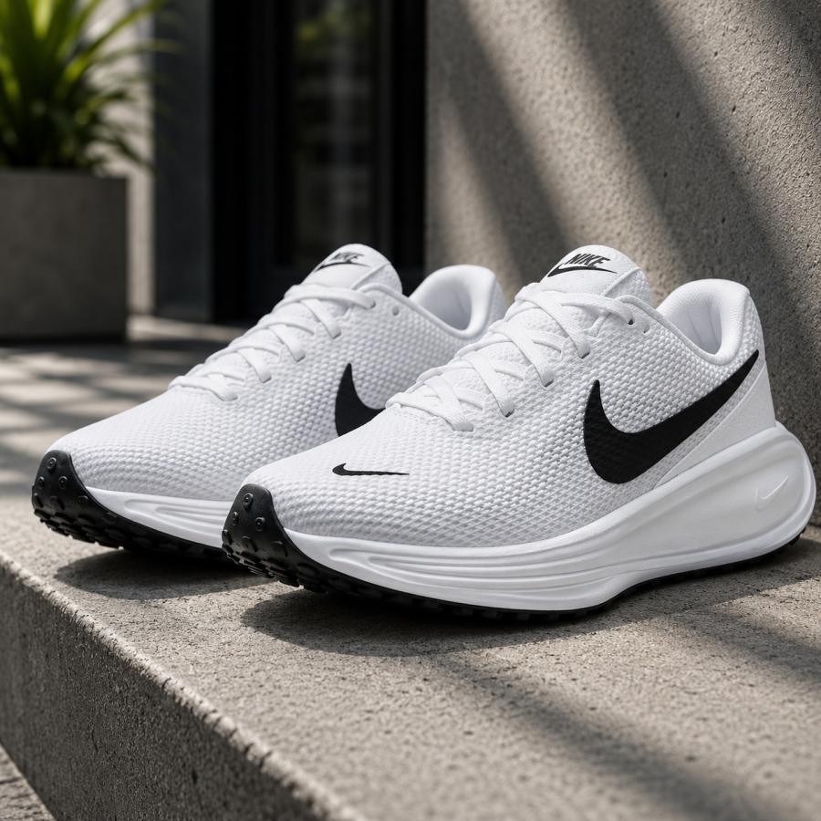 NIKE（ナイキ） スニーカー レボリューション 8 ワイド ホワイト NIKE
