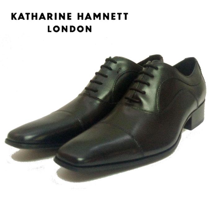 新品未使用☆ KATHARINE HAMNETT 革靴 ストレートチップ 本革 KATHARINE HAMNETT LONDON 【取り寄せ商品】 キャサリン ハム