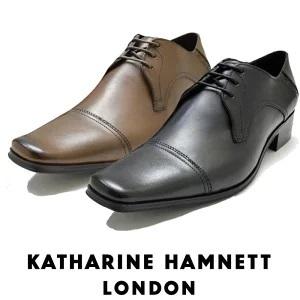 ビジネスシューズ メンズ キャサリンハムネット ロンドン  靴  革靴 本革 紳士靴 本革 ブランド  KATHARINE HAMNETT 3993 ブラック ダークブラウン  就職｜fg-store