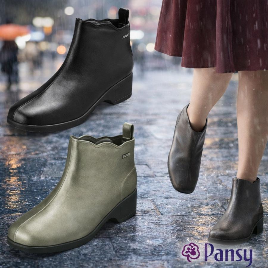 パンジー レディース レインブーツ レインステップ Pansy 4906 ブラック カーキ 長靴 靴 母の日 ギフト プレゼント Pns4906 発靴屋 通販 Yahoo ショッピング