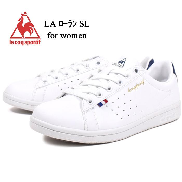 ルコック スニーカー レディース ルコックスポルティフ Laローラン Sl ホワイト Le Coq Sportif Qmt7314 軽量 ウォーキング 靴 Qmt7314 発靴屋 通販 Yahoo ショッピング