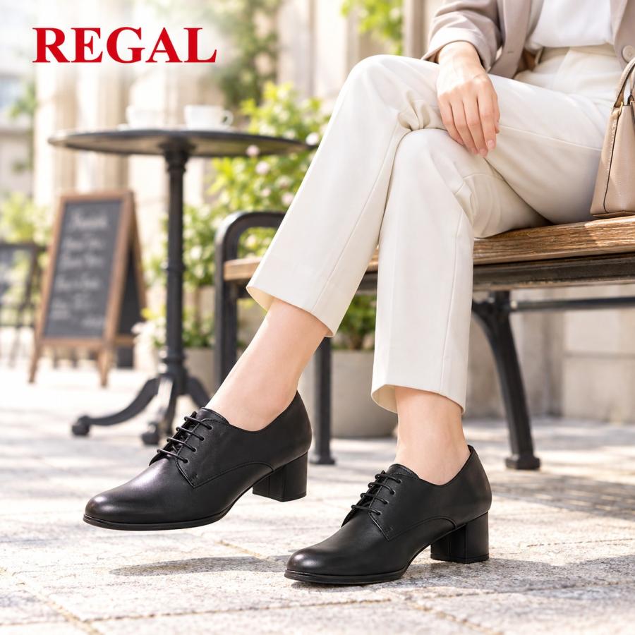 REGAL（リーガル） F95Q レディース レースアップシューズ パンプス 本