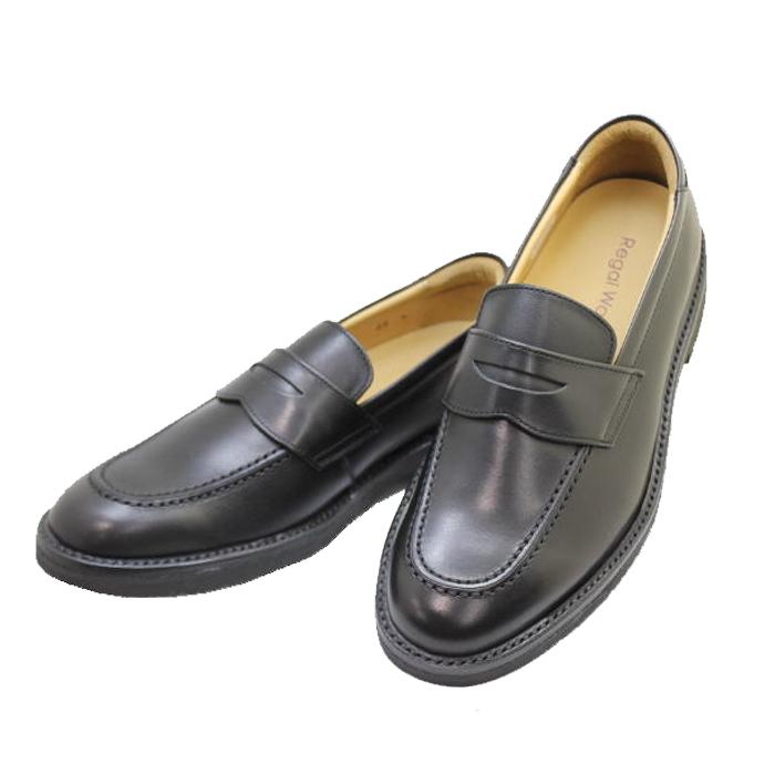 未使用 リーガル W46 ローファー スリッポン ブラック レザーシューズ リーガル 23AL スリッポン ブラック ビジネスシューズ | REGAL