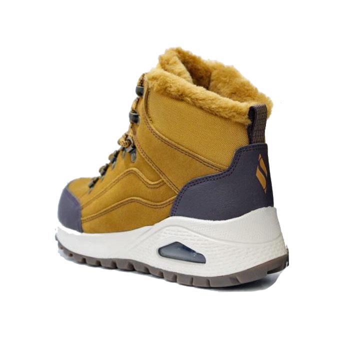 スケッチャーズ レディース スニーカー ブーツ SKECHERS UNO RUGGED WINTER FEELS ウィート ブラック 155224 WTN BK ショートブーツ 靴｜fg-store｜10