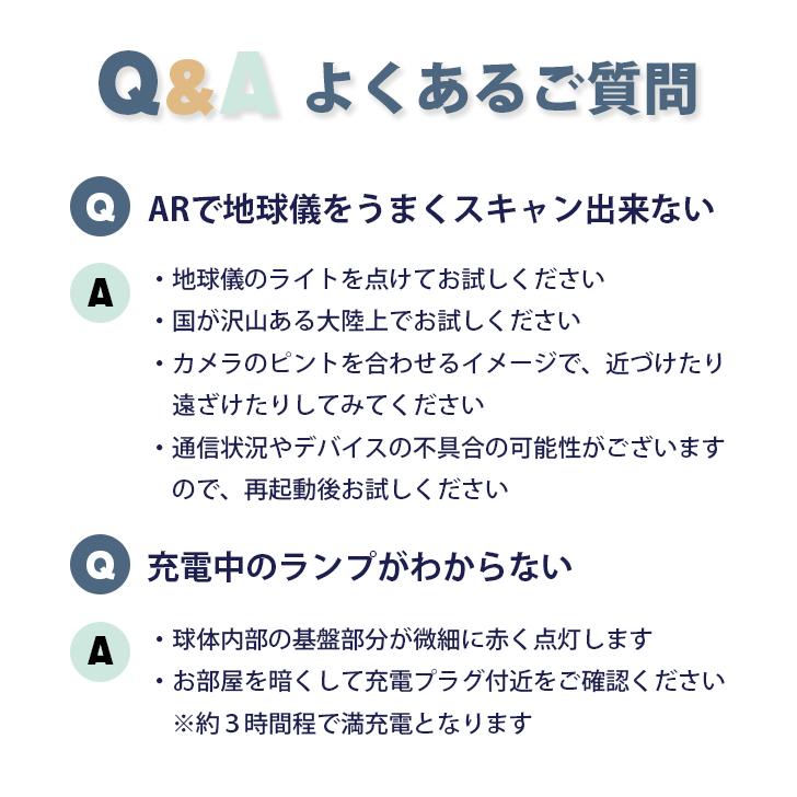 ★父の日クーポンあり★一台二役！地勢図 行政図 両方付き Fun Globe 軸無し 地球儀 20cm (811青) 子供 孫 プレゼント 知育玩具 AR しゃべる 光る 父の日 ギフト｜fgf｜12