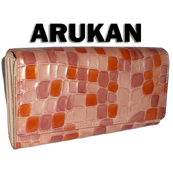 アルカン ARUKAN メテオール ラウンドファスナー小銭入れ付き長 