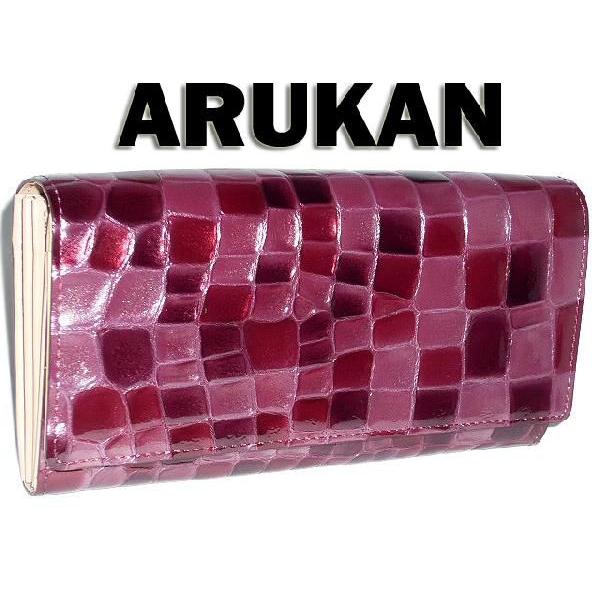 アルカン ARUKAN メテオール ラウンドファスナー小銭入れ付き長 