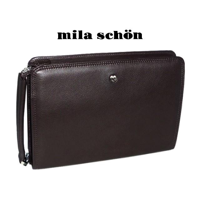 ミラショーン mila schon キップ クレスタ メンズポーチ 三角 193221