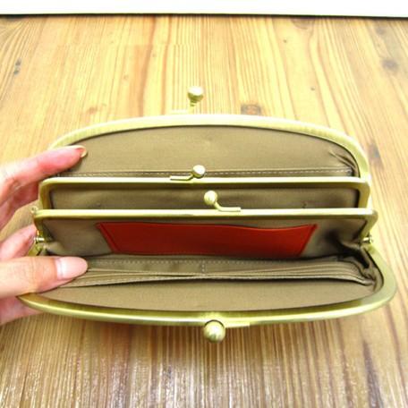 [アンシグネット] un signet カウレザードット柄　長財布 日本製 55214 アンシグネット un signet カウレザードット柄 長財布 日本製 55214