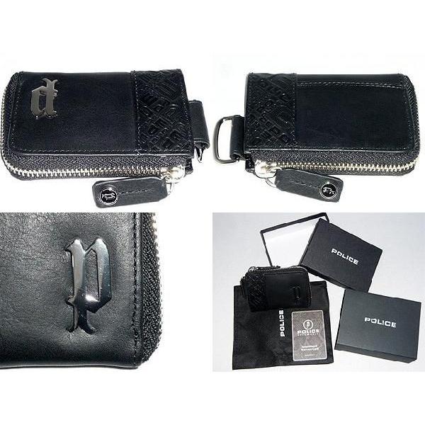 POLICE ポリス イタリアンヌメシリーズ ウンドファスナー式小銭入れ ケース) ポリス POLICE メンズ イタリアンヌメシリーズ ラウンドファスナー式